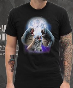 3 Mana Howling At The Moon Mana Chubby Mermaid T Shirt