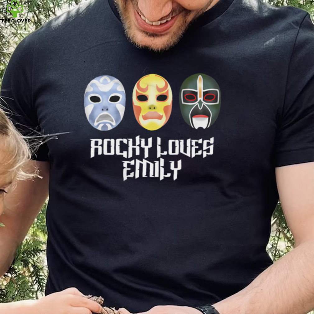 3 Ninjas Rocky Loves Emily Masks shirt