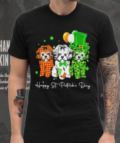 3 Shih Tzu Happy St Patrick’s Day shirt