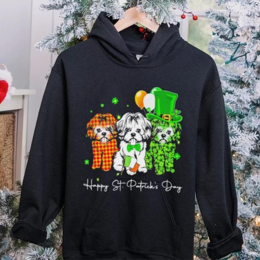 3 Shih Tzu Happy St Patrick’s Day hoodie, sweater, longsleeve, shirt v-neck, t-shirt