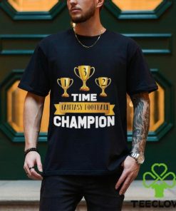 3 Time Fantasy Football Champion League Shirt