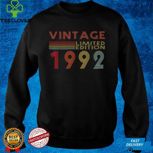 30 Year Old Gifts Vintage 1992 Limited Edition 30th Birthday T Shirt