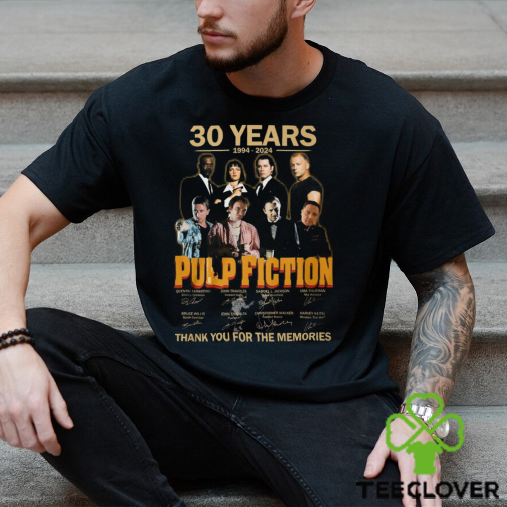 30 Years 1994 – 2024 Pulp Fiction Thank You For The Memories T Shirt 30 Years 1994 – 2024 Pulp Fiction Thank You For The Memories T Shirt