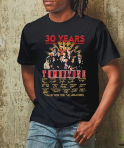 30 years 1993 2023 Tombstone thank you for the memories signatures hoodie, sweater, longsleeve, shirt v-neck, t-shirt