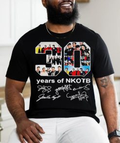 30 years of NKOTB new kids on the block signatures t hoodie, sweater, longsleeve, shirt v-neck, t-shirt