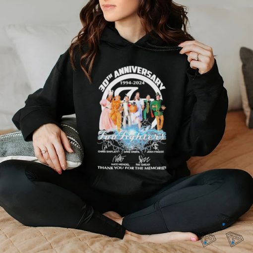 30th Anniversary 1994 2024 Foo Fighters Thank You For The Memories T Shirt