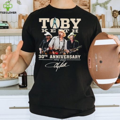 30th Anniversary Toby Keith Signatures Shirt