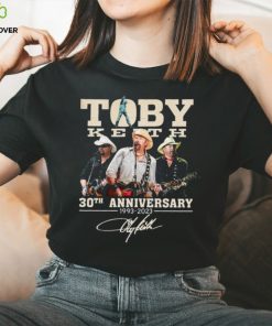 30th Anniversary Toby Keith Signatures Shirt