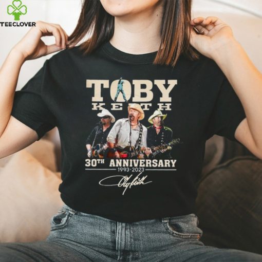 30th Anniversary Toby Keith Signatures Shirt