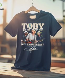 30th Anniversary Toby Keith Signatures Shirt