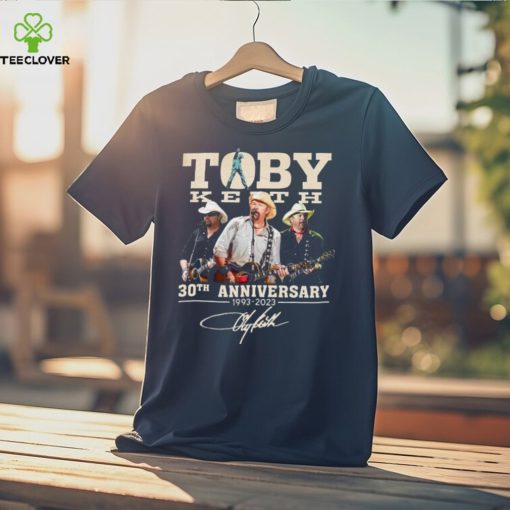 30th Anniversary Toby Keith Signatures Shirt