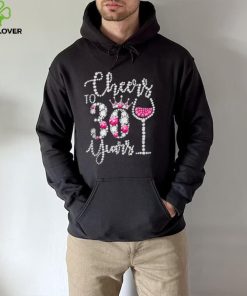 30th Birthday Gifts Cheers To 30 Year Old Drink Wine Diamond Tank Top