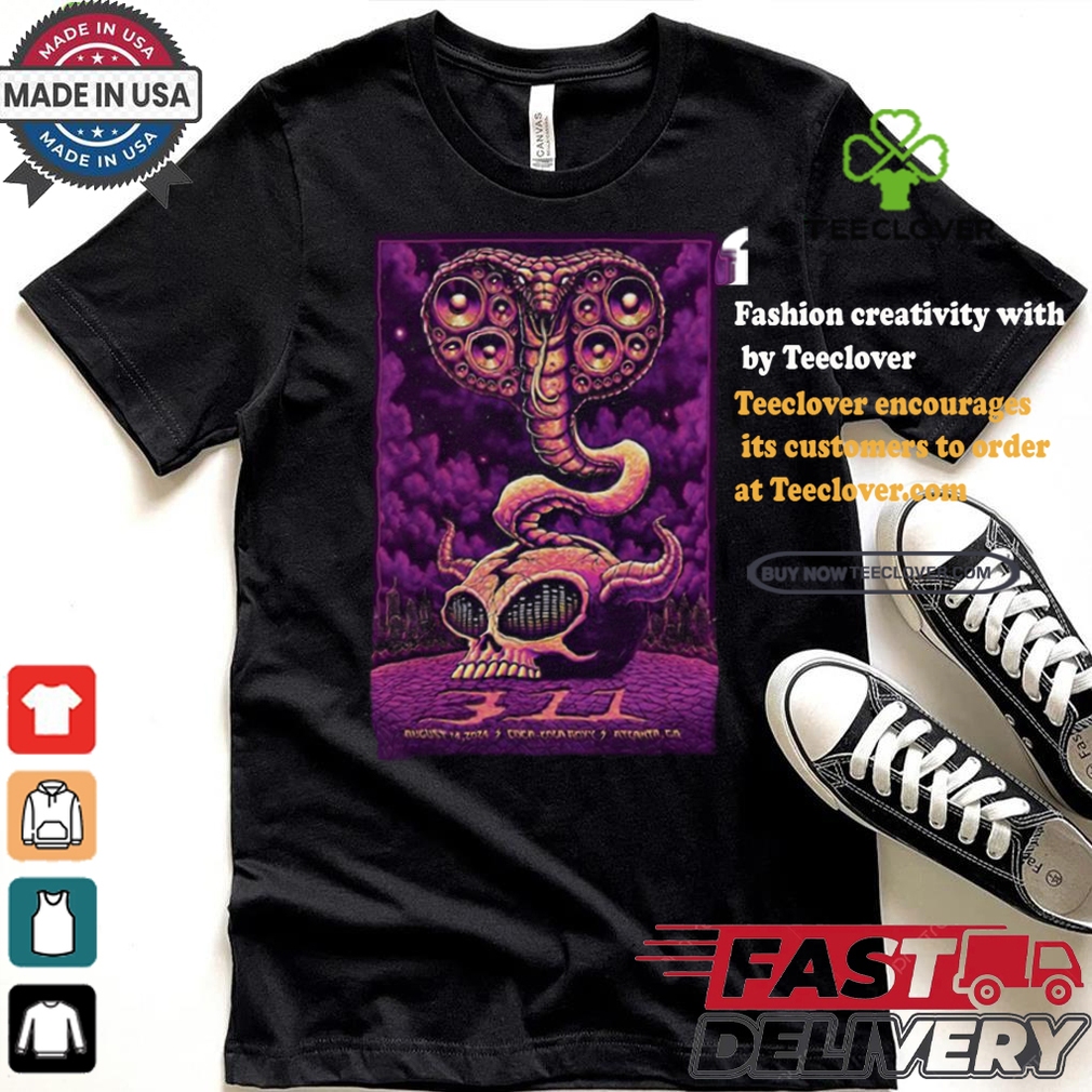 311 Aug 14 2024 Coca Cola Roxy In Atlanta GA Poster Shirt 311 Aug 14 2024 Coca Cola Roxy In Atlanta GA Poster Shirt