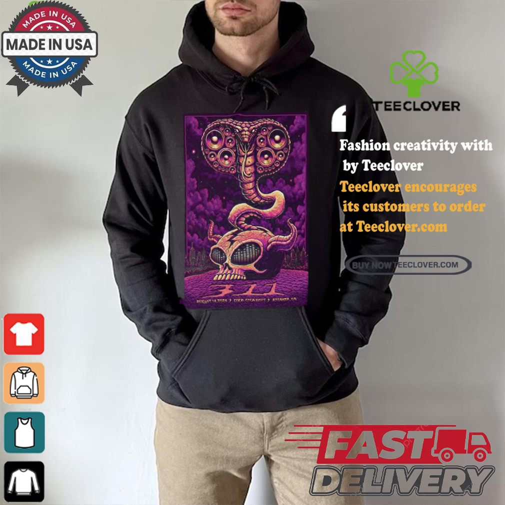 311 Aug 14 2024 Coca Cola Roxy In Atlanta GA Poster Shirt 311 Aug 14 2024 Coca Cola Roxy In Atlanta GA Poster Shirt