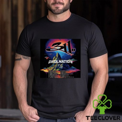 311 Band Tour 2023 poster hoodie, sweater, longsleeve, shirt v-neck, t-shirt