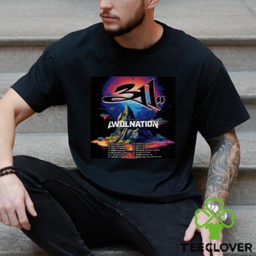 311 Band Tour 2023 poster hoodie, sweater, longsleeve, shirt v-neck, t-shirt