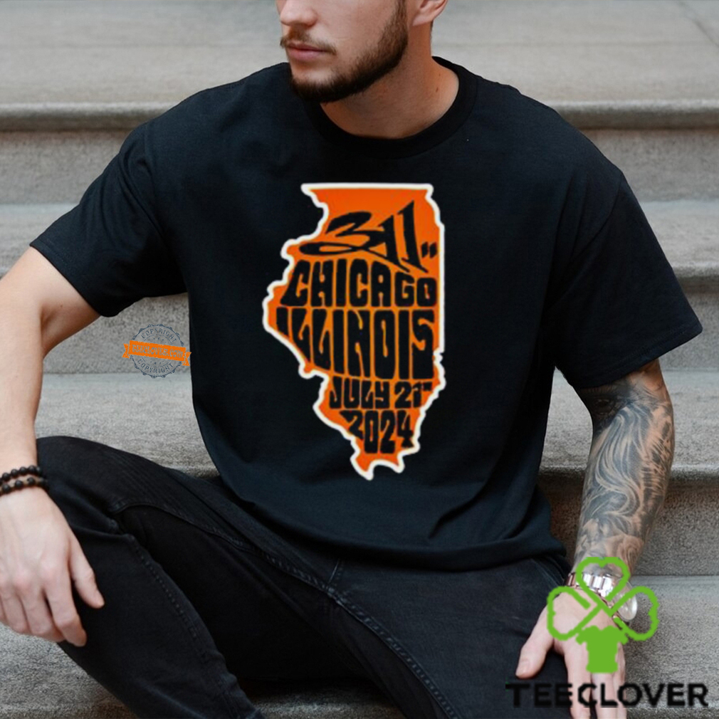 311 Tour In Chicago IL On 2024 Unisex T Shirt 311 Tour In Chicago IL On 2024 Unisex T Shirt