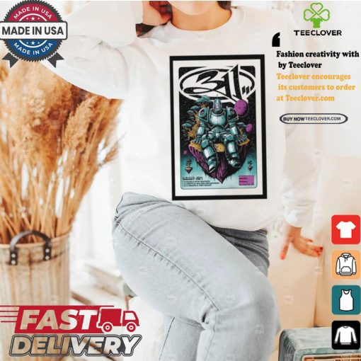 311 on august 13 2024 at firefly distillery show poster shirt