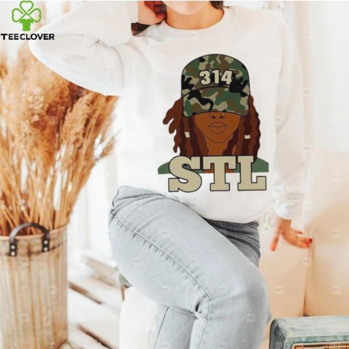 314 STL St. Louis black woman locs hoodie, sweater, longsleeve, shirt v-neck, t-shirt