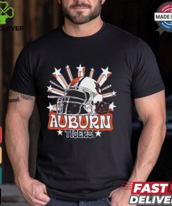 Image One Men's Auburn Tigers Grey Helmet Star T Shirt