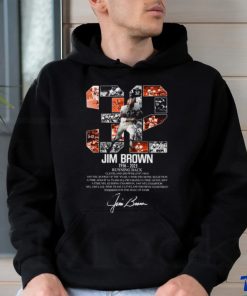 32 Jim Brown Cleveland Browns, Jim Brown 1936 2023 Rip Signatures Shirt