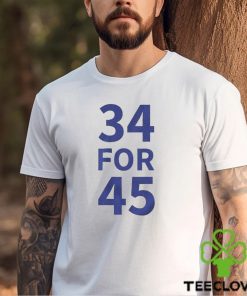 34 for 45 Trump Felony Shirt