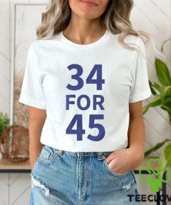 34 for 45 Trump Felony Shirt