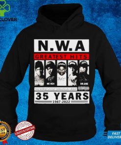 35 years 1987 2022 nwa greatest hits the worlds most dangerous group shirt
