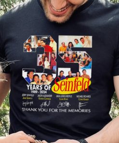 35 years of Seinfeld 1989 2024 thank you for the memories signatures shirt