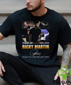 36th Years Anniversary Ricky Martin Shirt