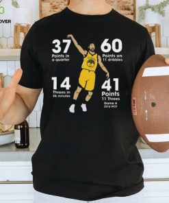 37 Points In A Quarter 60 Points On 11 Dribbles 14 Threes In 26 Minutes 41 Unisex T Shirt