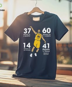 37 Points In A Quarter 60 Points On 11 Dribbles 14 Threes In 26 Minutes 41 Unisex T Shirt