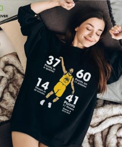 37 Points In A Quarter 60 Points On 11 Dribbles 14 Threes In 26 Minutes 41 Unisex T Shirt
