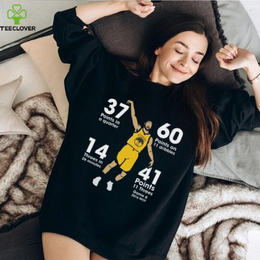 37 Points In A Quarter 60 Points On 11 Dribbles 14 Threes In 26 Minutes 41 Unisex T Shirt