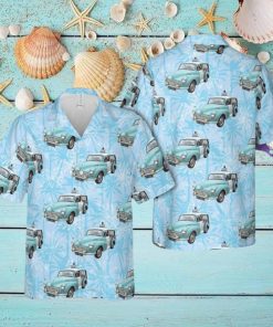 377 Morris Minor 1000 Traveller (1971) Police Aloha Hawaiian Shirt Beach Gift Short Sleeve Shirt