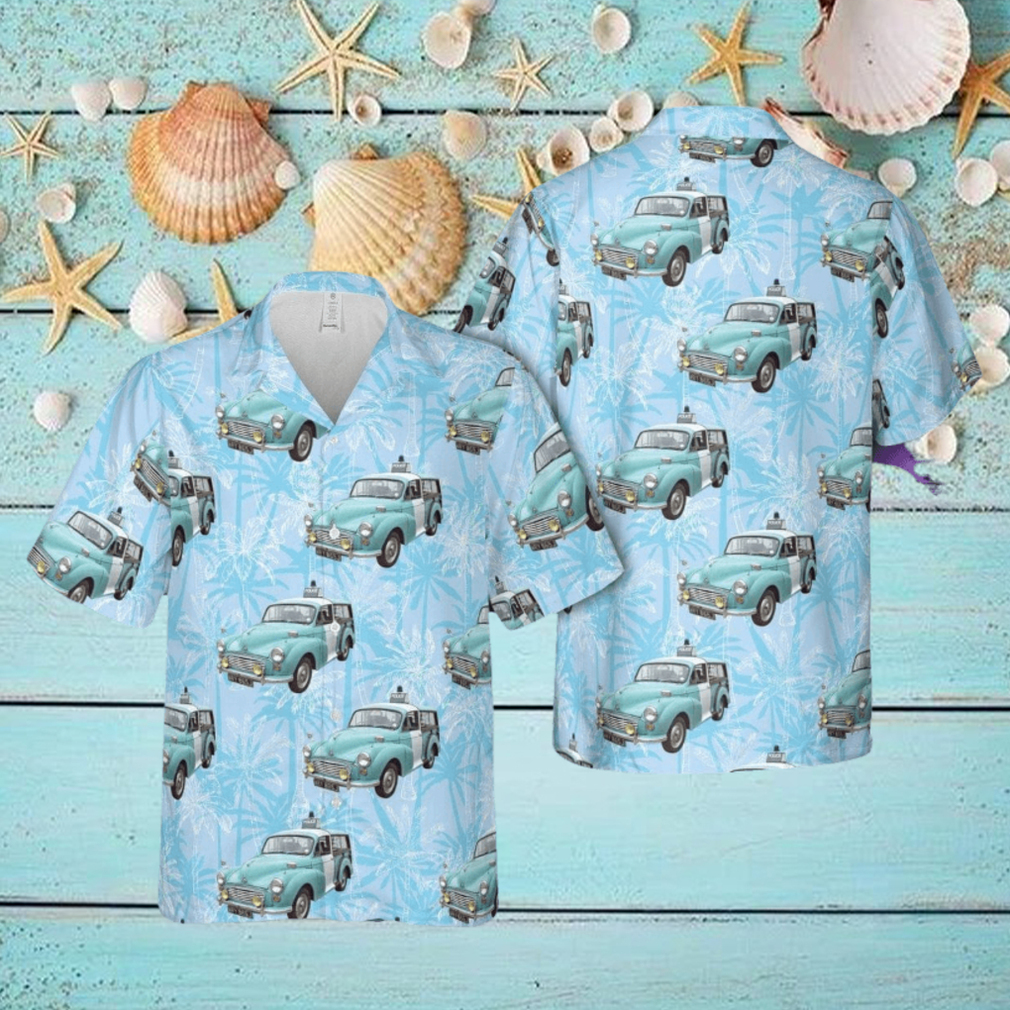 377 Morris Minor 1000 Traveller (1971) Police Aloha Hawaiian Shirt Beach Gift Short Sleeve Shirt 377 Morris Minor 1000 Traveller (1971) Police Aloha Hawaiian Shirt Beach Gift Short Sleeve Shirt