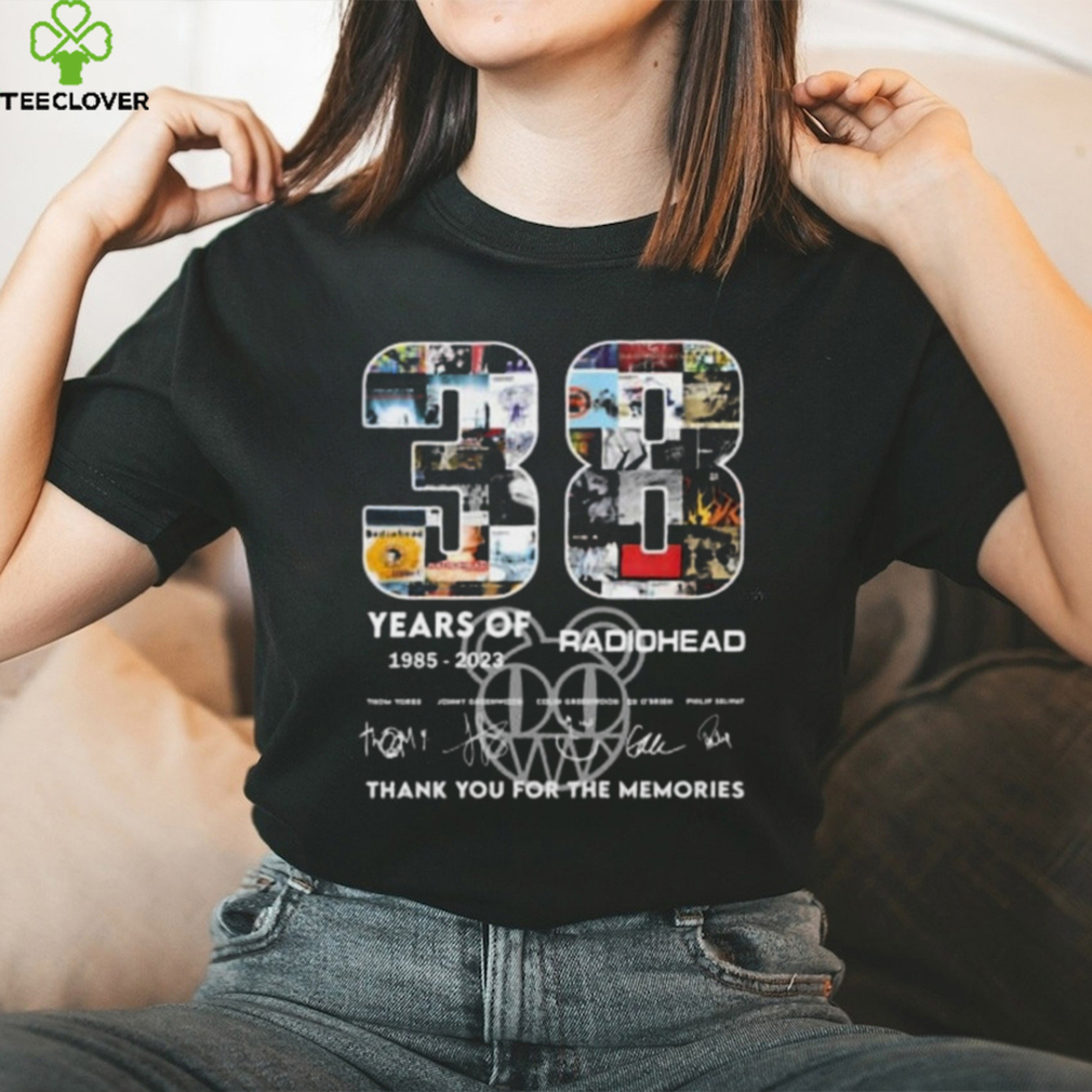 38 Years Of 1985 – 2023 Radiohead Thank You For The Memories T Shirt 38 Years Of 1985 – 2023 Radiohead Thank You For The Memories T Shirt