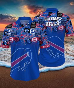 Buffalo Bills Logo Blue NFL Hawaiian Shirt Gift for Fans