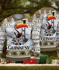 3D 60 Guinness Ugly Sweater Beer Drinking Christmas 3D Sweater