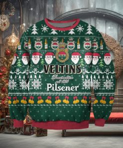 3D All Over Print Veltins Pilsener Beer Ugly Christmas Sweater Perfect Holiday Gift