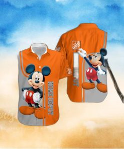 3D All Over Printed Home Depot Mickey Lover Short Sleeve Summer Gift Hawaiian Shirt