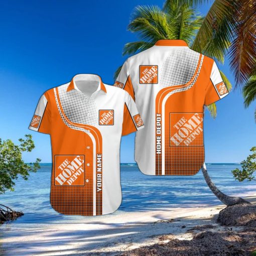3D All Over Printed Home Depot Short Sleeve Summer Gift Hawaiian Shirt
