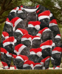 3D Animal Cute Cat Print Christmas Sweater