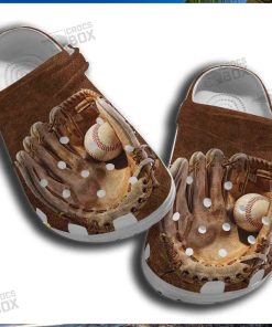 3D Baseball Ball And Gloves Player Crocs For Batter