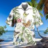 Palm Leaves Baby Yoda Star Wars Funny Hawaiian Shirts Beach Gift For Dad