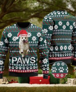 3D Cardigan Welsh Corgi Santa Printed Paws Christmas Funny Ugly Sweater
