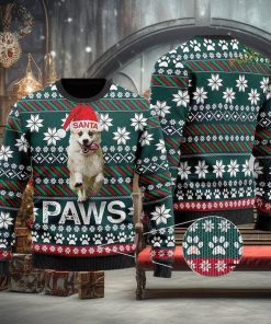 3D Cardigan Welsh Corgi Santa Printed Paws Christmas Funny Ugly Sweater