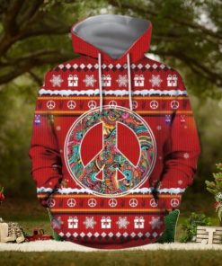 3D Christmas Hippie Hoodie 3D All Over Print