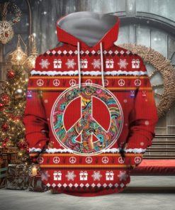 3D Christmas Hippie Hoodie 3D All Over Print