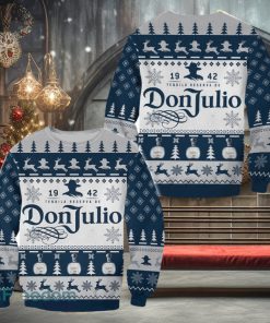 3D Don Julio Tequila Reservade 1942 Ugly Sweater Christmas